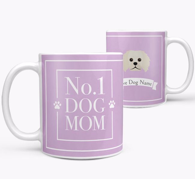 Personalised 'No.1 Mom' Mug from your {breedFullName}